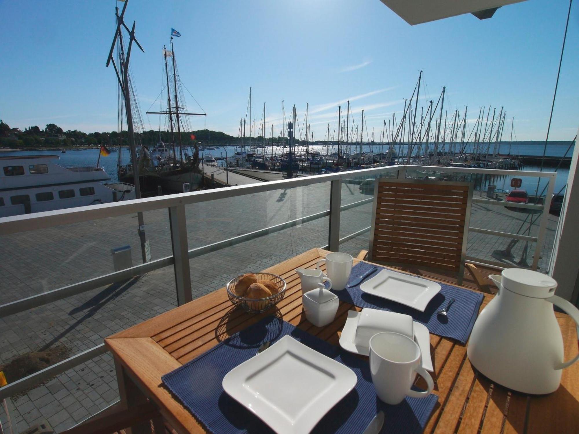 Apartment 10 - "Borbyblick" - Blickrichtung Hafen Und Offene See 엑케른포르데 외부 사진