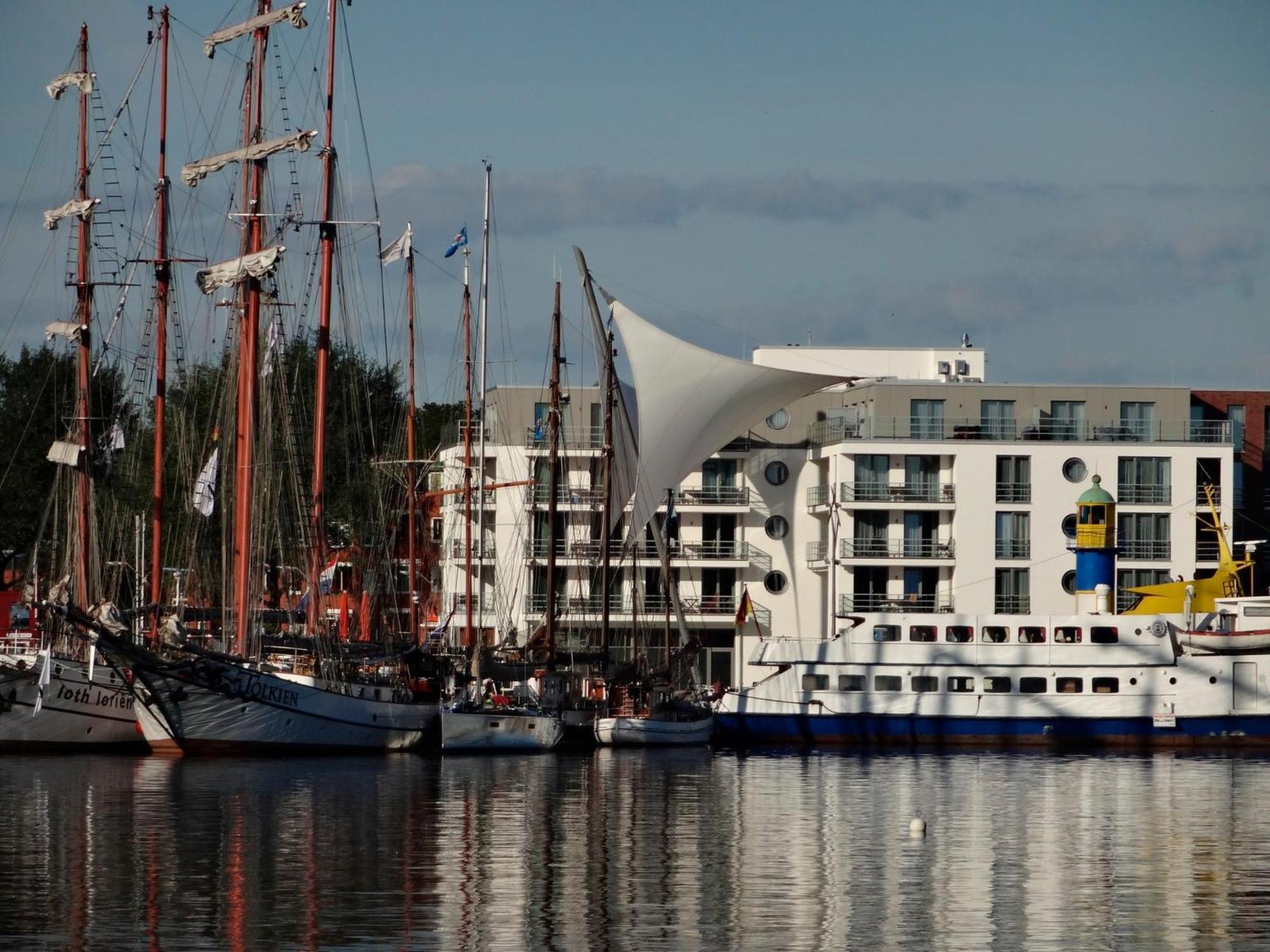 Apartment 10 - "Borbyblick" - Blickrichtung Hafen Und Offene See 엑케른포르데 외부 사진