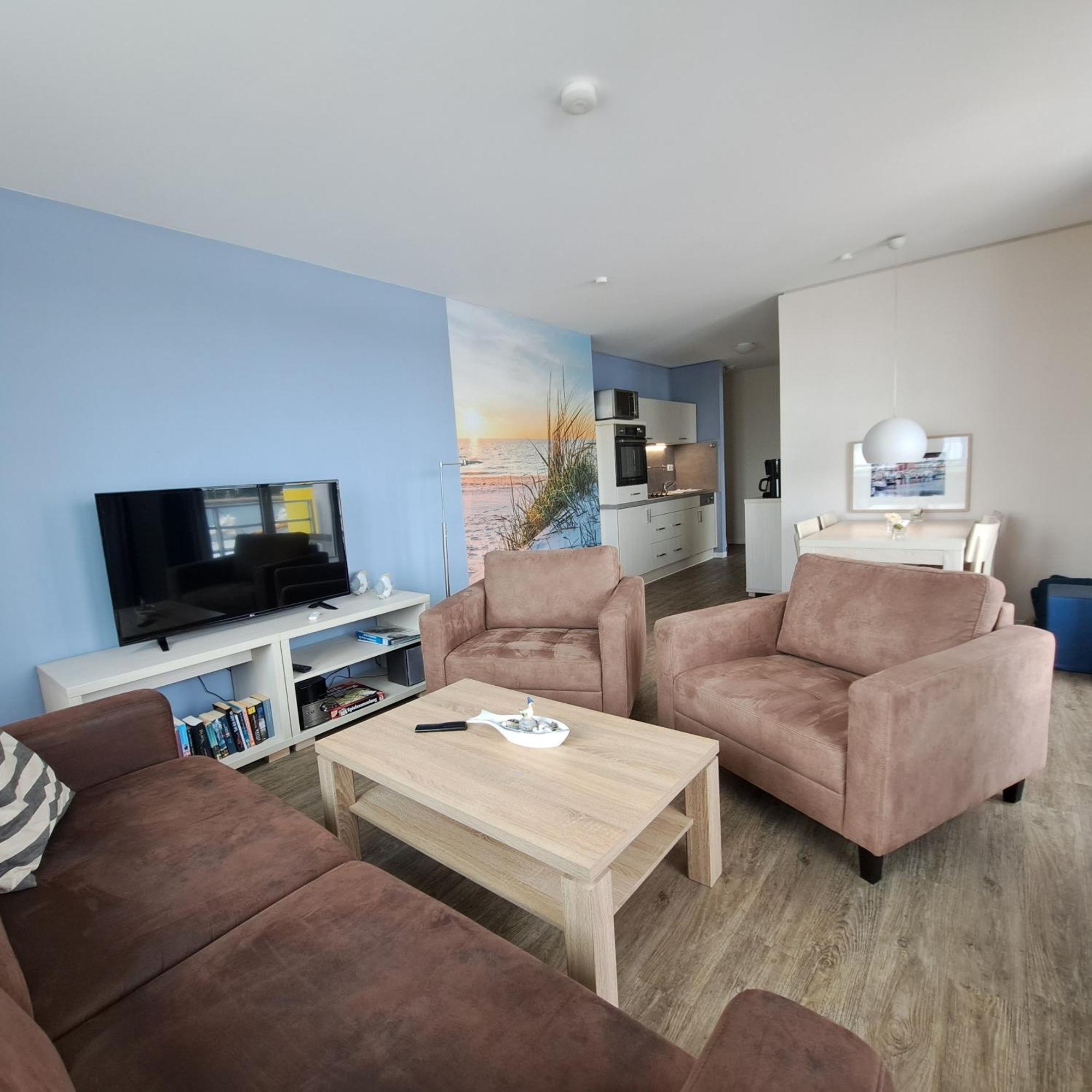 Apartment 10 - "Borbyblick" - Blickrichtung Hafen Und Offene See 엑케른포르데 외부 사진
